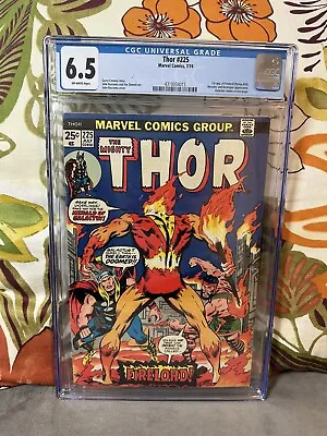 Buy Thor #225 CGC 6.5  First Firelord Appearance • 87.23£