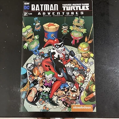 Buy IDW DC Batman Teenage Mutant Ninja Turtles Adventures #2 Harley Quinn Joker • 5.50£