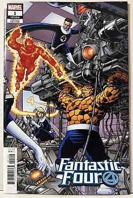 Buy Fantastic Four (Marvel 2018) #1 George Perez Remastered 1:500 Color Variant *VF- • 119.16£