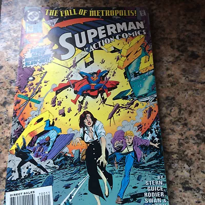 Buy DC Superman Comic, 1994/24 700 The Fall Of Metropolis Anniversary Edition VGC • 2.39£