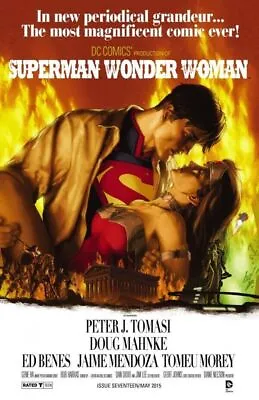 Buy SUPERMAN / WONDER WOMAN ISSUE 17 - FIRST 1st PRINT MOVIE POSTER VARIANT - DC • 12.50£
