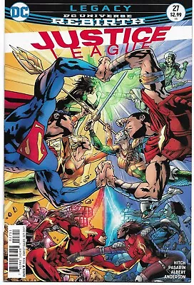 Buy JUSTICE LEAGUE - No.  27 (June 2017) VARIANT  Main  COVER • 2.50£