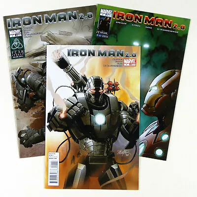 Buy Iron Man 2.0 #1,2,3 -- First Three Issues (VF/NM | 9.0) -- P&P Discounts!! • 6.09£