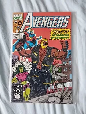 Buy THE AVENGERS #331 (1991) - Back ISSUE PEDIMENTS OF CLAY • 1.99£