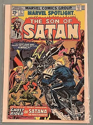 Buy Marvel Spotlight # 22, Son Of Satan, With Ghost Rider Fine + • 11.85£