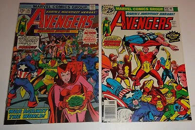 Buy Avengers #147,148  George Perez Vf's 1976 • 20.50£