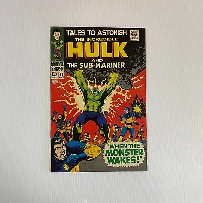 Buy Tales To Astonish Hulk Sub-Mariner #99 1968 VF Cent Copy • 55£