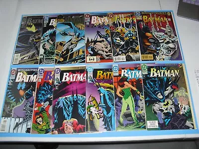 Buy Lot 12 Batman Run 0 492-496, 499-503 All NM 1993! DC Knightfall Run 494 500 4094 • 32.43£