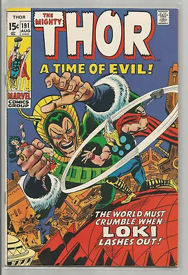 Buy Thor # 191 * Stan Lee * John Buscema * Marvel Comics * 1971 • 15.76£