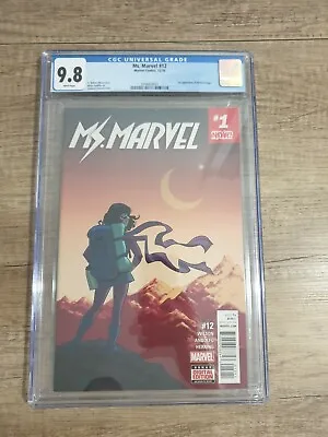Buy Ms Marvel #12 #1 Marvel Now First Appearance Red Dagger Cgc 9.8 • 100£