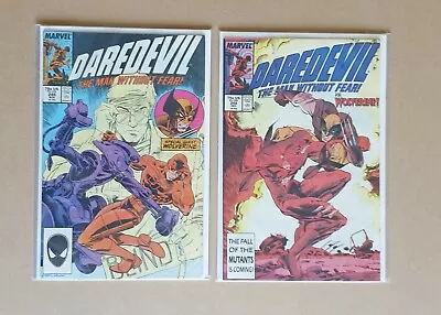 Buy Daredevil #248 #249 Wolverine Mid-Grade • 7£