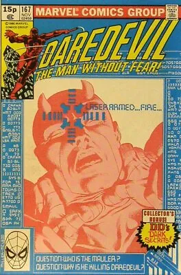 Buy Daredevil (Vol 1) # 167 Very Fine (VFN) Price VARIANT Marvel Comics BRONZE AGE • 21.74£