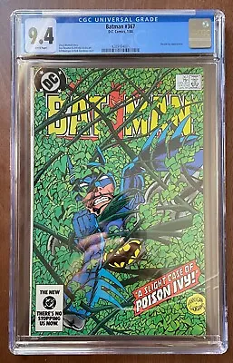 Buy Batman #367 CGC 9.4 Iconic Copper Age Poison Ivy Cover, Early Jason Todd Appear  • 39.52£