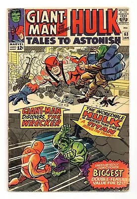 Buy Tales To Astonish #63 GD/VG 3.0 1965 • 58.50£