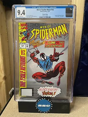Buy Web Of Spider-Man #118 RARE 2nd Print CGC 9.4 White Pages • 71.70£