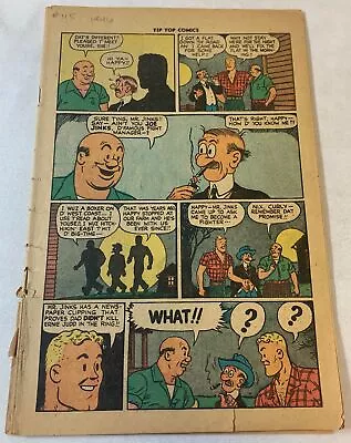 Buy 1946 TIP TOP COMICS #115 ~ Coverless, Missing 1st 3 Wraps • 3.83£