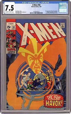 Buy Uncanny X-Men #58 CGC 7.5 1969 1618537014 • 358.76£