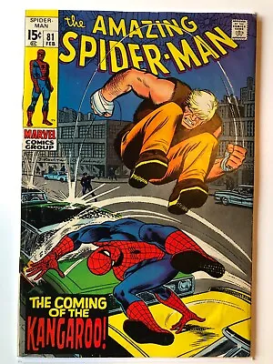 Buy The Amazing Spider-Man #81 Marvel Comics 1st Print Bronze Age 1970 - Kangaroo! • 24.12£