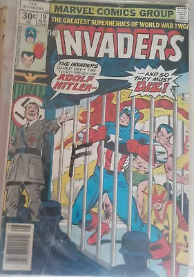 The Invaders 9 VG Union Jack Vs Baron Blood 1976