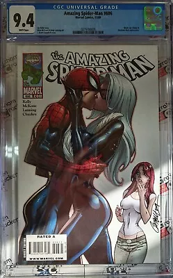 Buy Amazing Spider-Man #606 CGC 9.4 J. Scott Campbell Classic Cover! • 128.68£