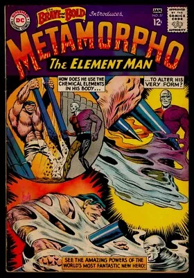 Buy DC Comics The BRAVE And The BOLD #57 1st METAMORPHO The Element Man FN- 5.5 • 221.14£