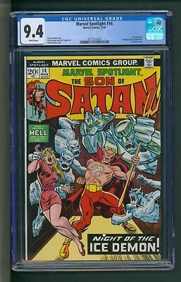 Buy Marvel Spotlight #14 CGC 9.4 White Pages Last 20 Cent Issue • 86.71£