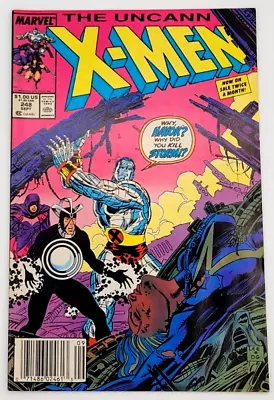 Buy Uncanny X-men #248 (1989) / Vf+/ Mark Jeweler's  Newsstand 1st Jim Lee Artwork • 237.08£