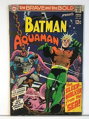 Buy BRAVE & The BOLD 82 -DC Comic 3/69 BATMAN AQUAMAN Origin OCEAN MASTER Neal Adams • 22.10£