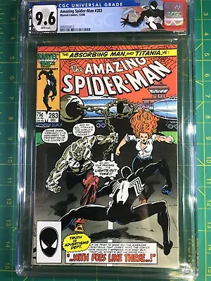 Buy Amazing Spider-Man #283 CGC 9.6 1st App Mongoose White Pages 1986 Custom Label  • 70.95£
