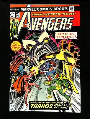 Buy Avengers #125 VF 8.0 Thanos Appearance! Marvel 1974 • 50.60£