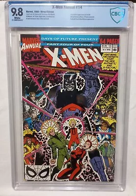 Buy X-men Annual #14 Cbcs 9.8 White Pages   Gambit Cameo Predates X-men  • 166.81£