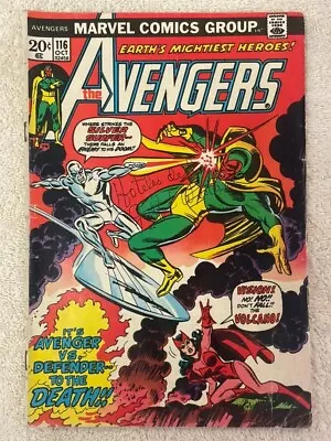 Buy Avengers #116 (RAW 6.0 - MARVEL 1973) Steve Englehart. John Romita Jr. • 59.96£