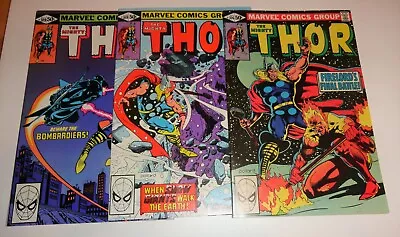 Buy Thor #306,308,309  Firelord 9.0/9.2  1981 • 23.31£