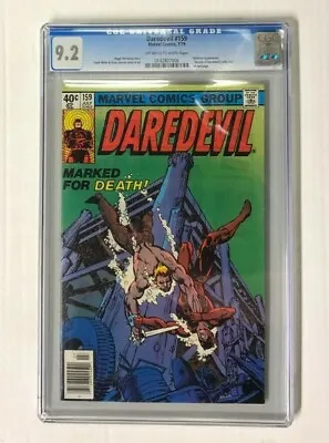 Buy Daredevil #159 CGC 9.2 Universal, OW To White Pages, Frank Miller, 1979 Marvel • 79.94£