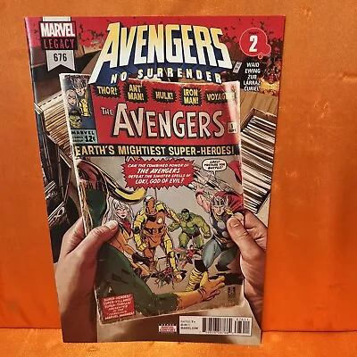 Buy Avengers 676 Nm/nm+ 1st App Of Lethal Legion Mark Brooks Cover Marvel 2018 • 3.15£