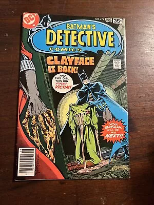Buy Detective Comics #478. (1978) 1st Full Clayface III-Preston Payne • 19.76£