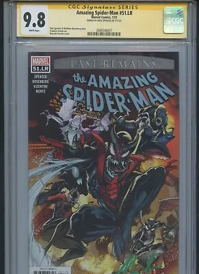 Buy Amazing Spider-Man #51.LR 2021 CGC Signature Series 9.8(Signed By Nick Spencer)~ • 71.96£