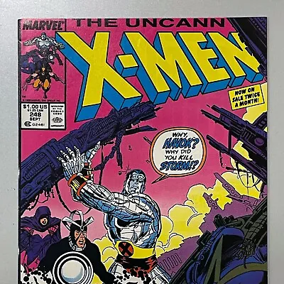Buy Uncanny X-Men #248 (1989 Marvel Comics) Jim Lee, 'Cradle Will Fall' NM/M • 12.67£