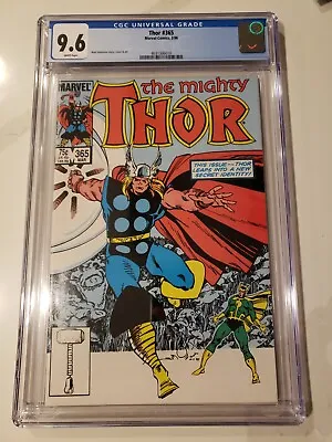 Buy Thor 365 CGC 9.6 Marvel Comic 1986 Throg! • 71.16£