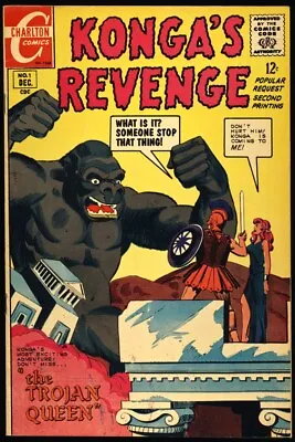 Buy KONGA'S REVENGE #1 1968 VF-  The Trojan Queen  CHARLTON COMICS • 15.93£