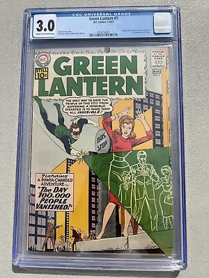 Buy Green Lantern 7 - Cgc - G/vg 3.0 - Origin & 1st Appearance Of Sinestro (1961) • 402.14£