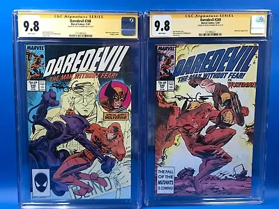 Buy Daredevil #248 249 Set - Marvel - CGC SS 9.8 NM+ - Signed By Leonardi -Wolverine • 405.11£