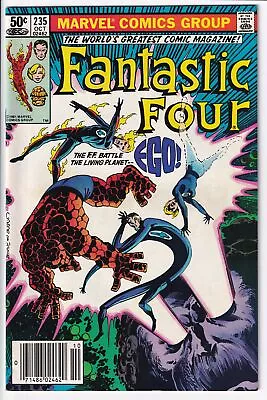Buy Marvel Fantastic Four Vol 1 Issue 232 Comic 1981  Four Against Ego!  Newsstand • 7.12£