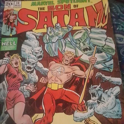 Buy Vintage 1973 Marvel Spotlight Son Of Satan 14 Night Of The Demon! Ice & Hellfire • 9.46£