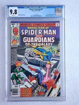 Buy Marvel Team-up #86 - Cgc 9.8 Wp - Nm/mt - Newsstand - Guardians Of The Galaxy • 236.87£