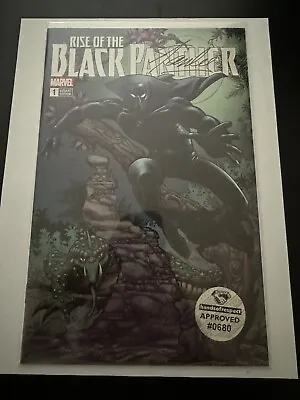 Buy RISE OF THE BLACK PANTHER #1 Stan Lee DNA Ink Signed Rare 2018, Near Mint 9.8 • 1,792.47£