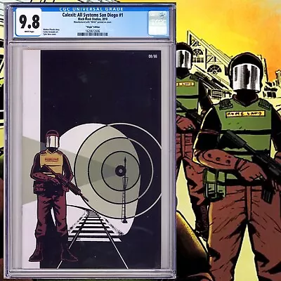 Buy CGC 9.8 Calexit All Systems San Diego #1 SDCC 2018 Exclusive 08/66 Black Mask • 179.89£