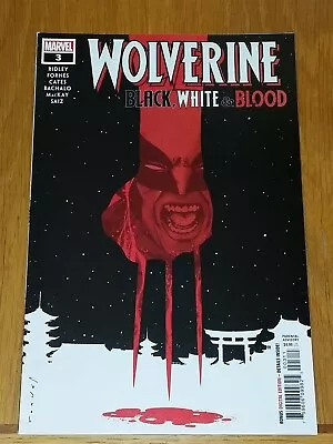 Buy Wolverine Black White & Blood #3 April 2021 Marvel Comics • 3.19£