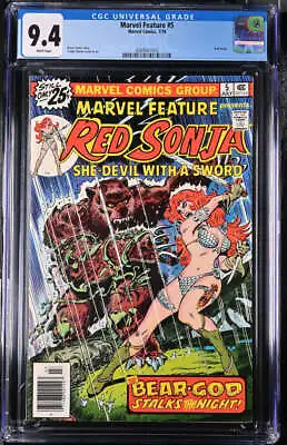 Buy Marvel Feature #5 Cgc 9.4 White Pages // Marvel Comics 1976 • 70.95£