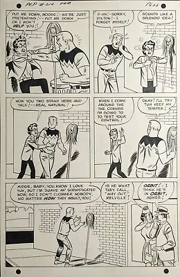 Buy Original Art, PEP #214 P#3/27 Dan DeCARLO? 1968  Mop Up  Archie (A# 2001 • 119.93£